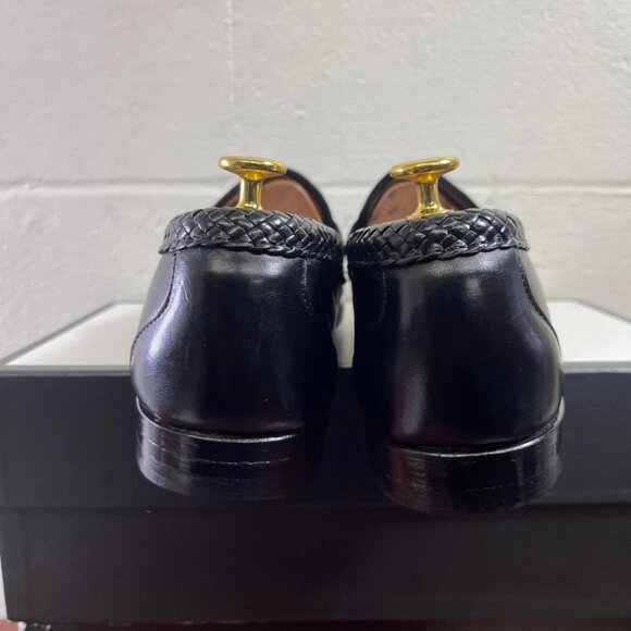 Allen Edmonds 47711 Maxfield Black Leather Tassel Loafers Dress Shoes Men's 11 D - Picture 6 of 9